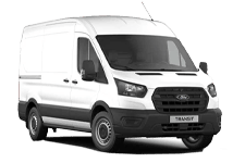 Van Hire Preston - White Ford Transit Medium Wheel Base - Van hire Preston